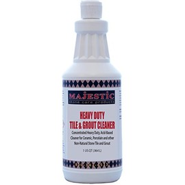 Majestic Stone Care Products Heavy Duty Tile & Grout Cleaner (Acid Based) Qt.