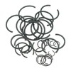 MCMASKE 300PCS Metric 7mm to 30mm Round Wire C-Clips Internal