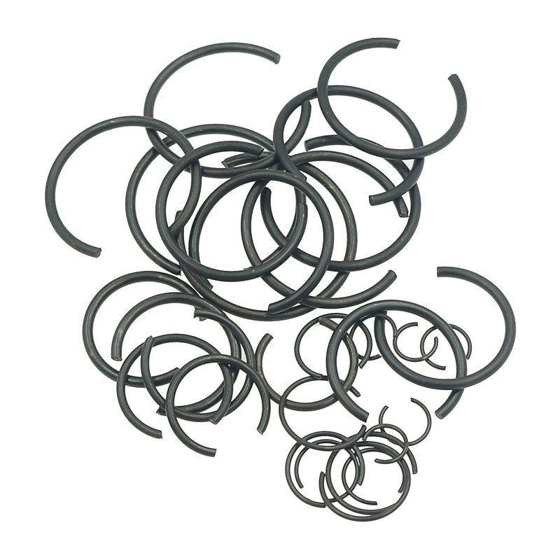 MCMASKE 300PCS Metric 7mm to 30mm Round Wire C-Clips Internal