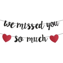 We Missed You So Much Garland, Welcome Home Garland, Welcome Home Decoration, Welcome Back Banner for Return, Family Celebrations, Housewarming, School, Season, Party Decoration