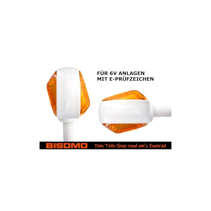 BISOMO 2x Indicator Light Ox Eye Indicator with E Mark