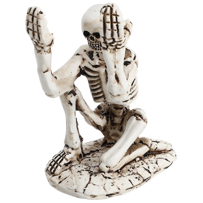 NUOLUX Pen Holder, 1 Pen Holder, Halloween, Decoration, Skull, Skeleton