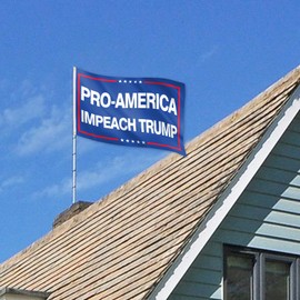 SOULBUTY Impeach-trump Flag 3x5 Ft Anti-trump Banner Pro America FK-T-RUM-P Flag Polyester with Brass Grommets