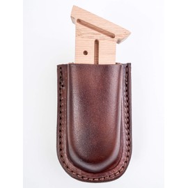 OUTBAGS USA LMP3A (Brown) Handcrafted Leather Magazine Pouch. for IWB Concealed & OWB Open Carry. Fits Glock G43, Springfield XDS, XDS MOD.2 and Similar.