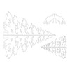 Ursus 17200001 Winter Paper Scenery, Elk, White, 4 Sheets of