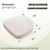 ZSLUKEJJ Waterproof Patio Chair Cushion - 19"x 19"x 3" Outdoor