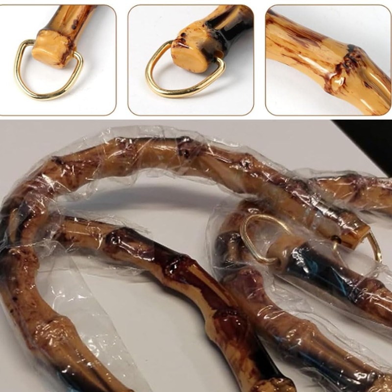 Armastuse Pack of 4 Bag Handles for Crochet Bags, Bag