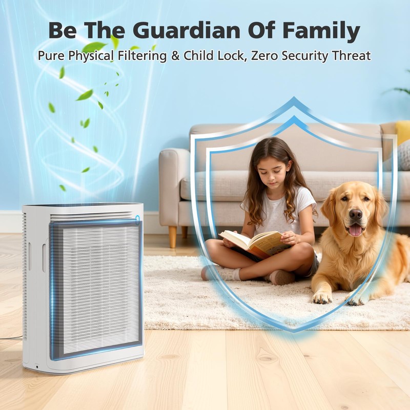 T356 Replacement Filter Compatible with Trucozie T356 Air Purifier, 3-IN-1