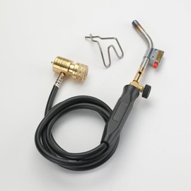 CAMPINGMOON Propane Torch w/ 4.6Ft Hose & Hook CGA600 Interface MAP Gas Welding Torch Flame Adajustable MT-5110-2024NEW