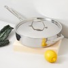 Goldilocks Kitchenware Tri-Ply Stainless Steel 3.5-Quart Sauté Pan