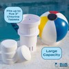Blue Mano Beach Ball Solar Light up Chlorine Dispenser for