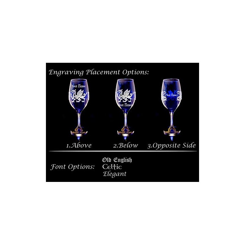 Trinity Knot Highball Glass Set of Two: Engraved Personalization Included
