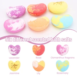 Bath Bombs Gift Set Aromatherapy 6 Pack - Christmas Gifts Stocking Stuffers, Relaxation Birthday Gifts for Women and Men, Stress Relief and Luxury Self Care, Bloom,Valentine Gifts for Her