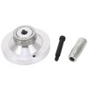 Lathe Handwheel 80mm Aluminum Alloy Hand Wheel with Crank Handle
