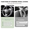 【2025 Model】 Premium Nappa Leather Car Steering Wheel Cover for