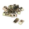 20pcs 8mm Hole Diameter Metal Half Moon Nut Furniture Connector