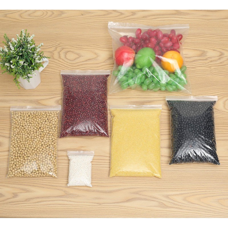 200 Pcs 1.5" x 1.5" Thick Small Clear Zip Seal