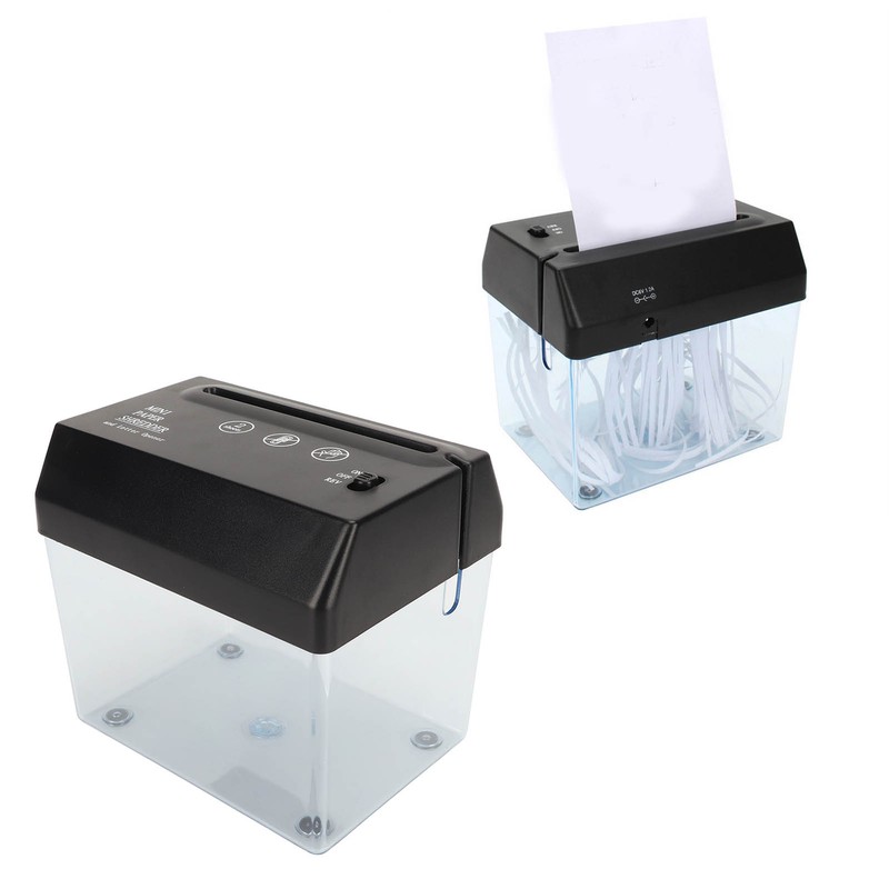 USB Paper Shredder Universal Mini Battery USB Powered Paper Cutting