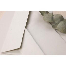 Clairefontaine 55014C - Pack of 25 Sheets of Pollen Natura, 100% Recycled Paper, DIN A4, 21 x 29.7 cm, 210 g, Ideal for Invitations and Correspondence, White, 1 Pack