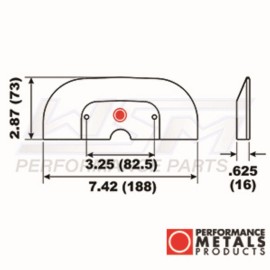 WSM Cavitation Plate Mercruiser Alpha I Gen Two Metal - PMC00041A, 821629, 82162