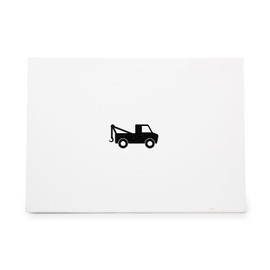 Tow Truck Hook Lift Recovery, quality rubber stamp, ideal for crafts scrapbooking invitations cards and tags CCSTA-24226