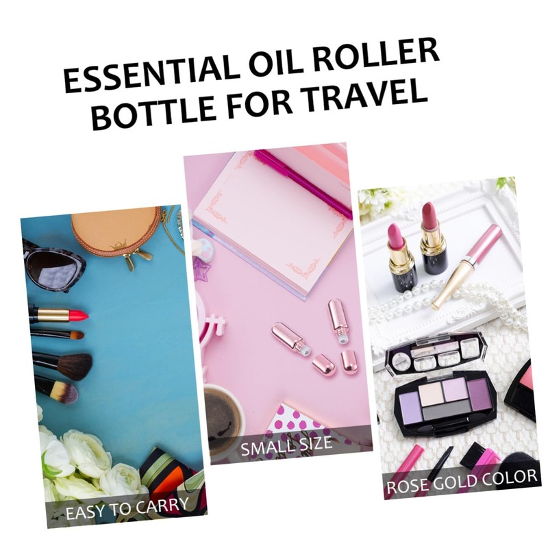 Ipetboom Travel Toiletries Bottles Set 12pcs 5ml Refillable Essential Oil