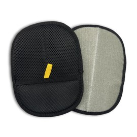 Pet Brush, Mesh Fabric, Cat & Dog Hair Loss, Gray and Black