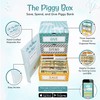 The Piggy Box Save Spend Give Piggy Bank | Teach