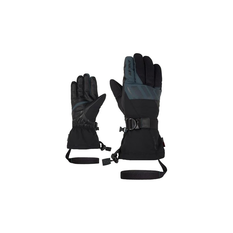 Ziener Men's GHALION Ski Gloves, Winter Sports, Waterproof, Long Cuff,