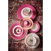 Pip Studio Royal Stripes 51001347 Dinner Plate Dark Pink 26.5