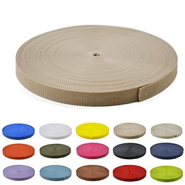 Roban Fashion Polypropylene Webbing, Length: 10 Metres, Pack of 1 - Available in Various Widths: 10 mm, 15 mm, 20 mm, 25 mm, 30 mm, 40 mm and 50 mm