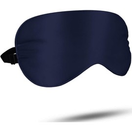 Antifaz para Dormir, Comodidad de Seda Suave Ajustable con Máscara para Dormir Adecuada para Viajar, Hombres y Mujeres de Oficina (Azul)