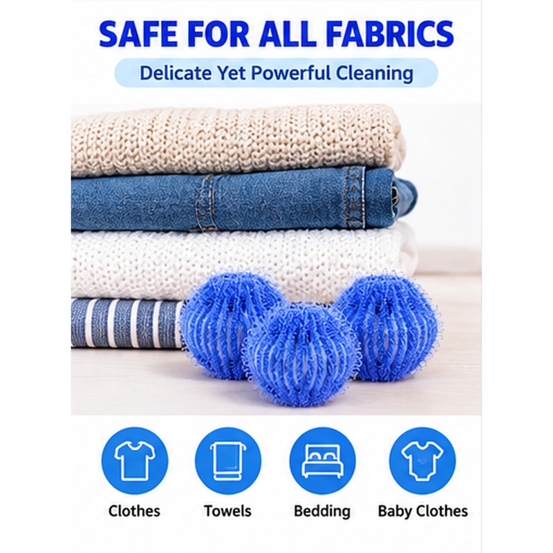 12 pcs Reusable Pet Hair Remover Laundry Balls for Washing