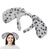 Dog Headband Dog Ears Puppy Ears Floppy Dog Ears Floppy Dog Headband Animal Headbands World Book Day Fancy Dress Costume Headbands For Kids Adults (Black & White Dalmatian)