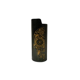Wood Laser Etched Lighter Case Cover Holder Fits Bic Lighters