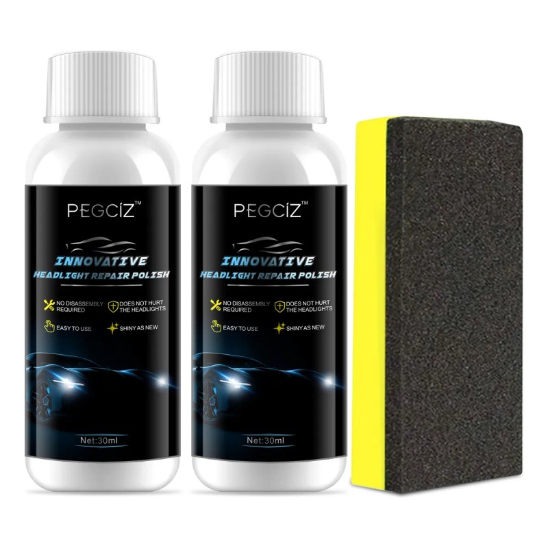 Abrillantador De Faros Restaurador Kit Reparador 30ml