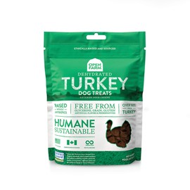 Open Farm Dehydrated Turkey Grain-Free Dog Treats, Gently Cooked Turkey Recipe with Natural Simple Ingredients and No Artificial Flavors or Preservatives, 4.5 oz