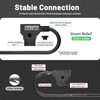 Alvin's Cables D-Tap to DC 2.1 mm Coiled Cable for