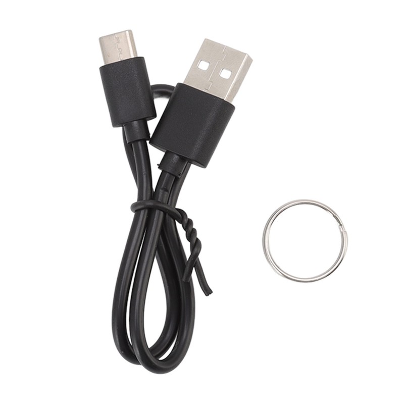 V3 Mini Keychain Flashlight USB Rechargeable Small Flashlight Outdoor Waterproof