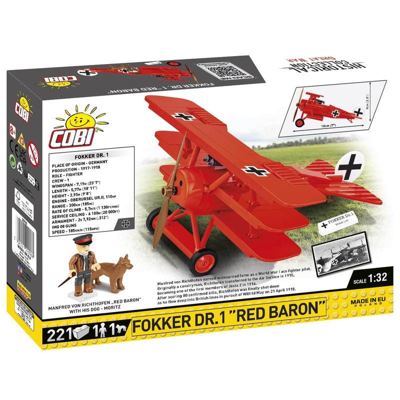 COBI Fokker Dr. I Red Baron