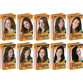 Bigen Mayoreo Tinte Bigen En Polvo Varios Tonos 30 Piezas