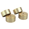 jingfei 4Pcs 40X20mm Aluminum HiFi AMP Speaker Isolation Stand Turntable