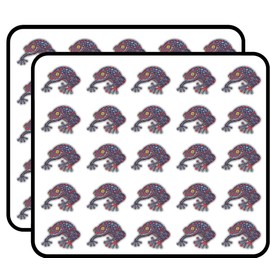 Frog Animal Doodle Waves Pattern Art Decor Sticker for Scrapbooking, Calendars, Arts, Kids DIY Crafts, Album, Bullet Journals 50 Pack