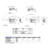 Sugatsune Industries (170043821) HG-MA95B-L Stopper Hinge HGMA95BL