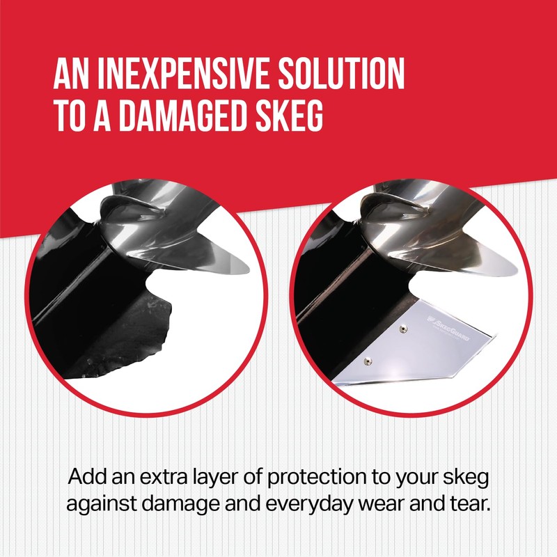 MEGAWARE KEELGUARD 27341 SKEGGUARD Fits Mercury Mariner 40-50-60hp 2 &