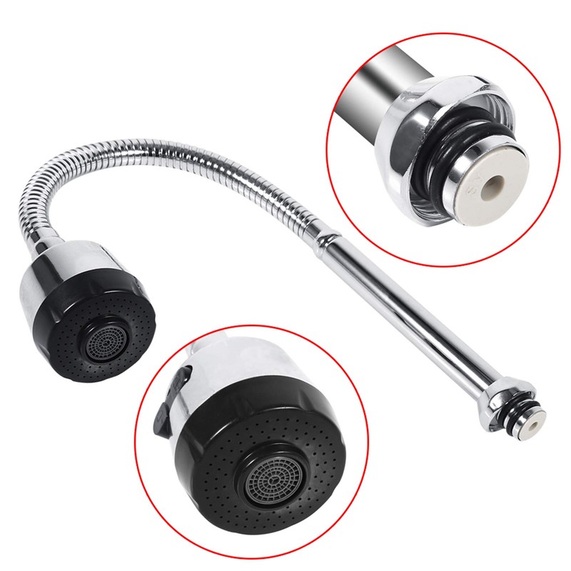 304 Stainless Steel Swivel Spout, Extension Kitchen Sink Faucet Pipe