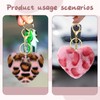 leopard print bag charms for handbags