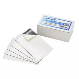 MagX Magnetic Business Card with Adhesive 2x3.5 inch(50-pack), Magnets with S...