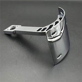 SMT- Chrome Curved Mount License Plate Tag Holder Bracket Compatible With Warrior V-Max [B01DJJ9OY6]