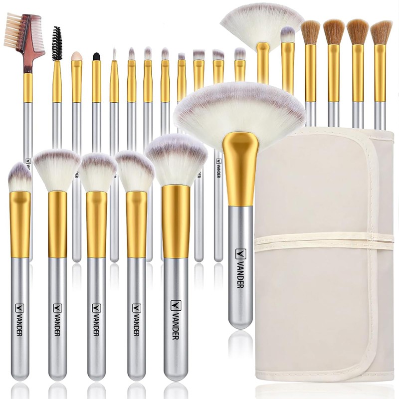 Make up Brushes, VANDER LIFE 24pcs Premium Cosmetic Makeup Brush